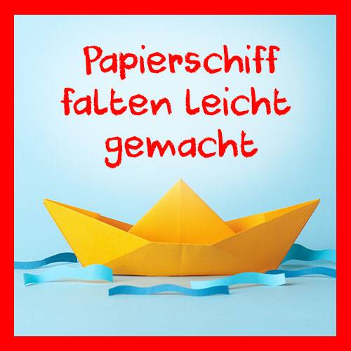 papierschiff falten